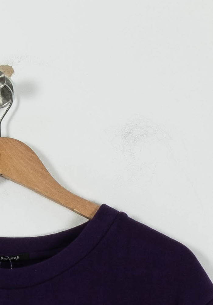 Sweatshirt Violet - Taille S/36 de la marque One Step | PARAD94971 - Vendu par Paradigme - Image 3