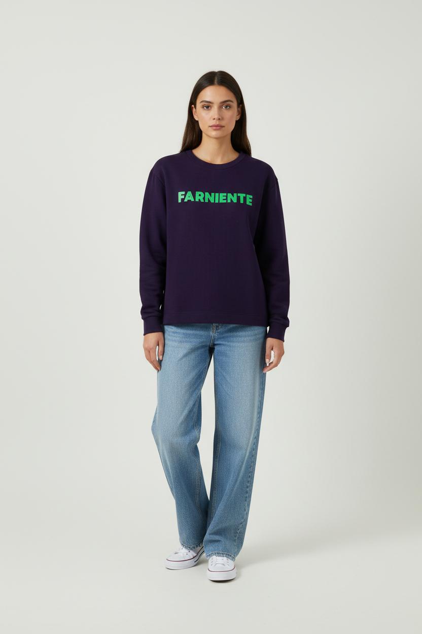 Sweatshirt Violet - Taille S/36 de la marque One Step | PARAD94971 - Vendu par Paradigme - Image 1