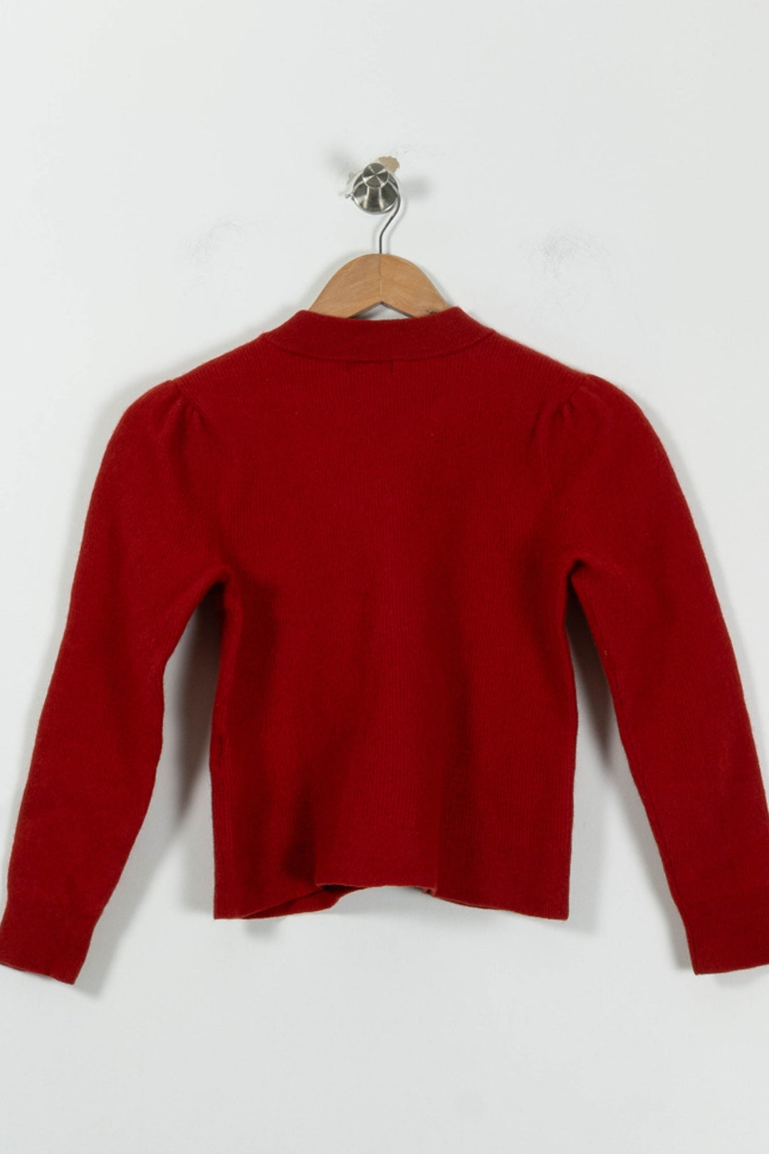 Pull Rouge - Taille S/36 de la marque Claudie Pierlot | PARAD94976 - Vendu par Paradigme - Image 4