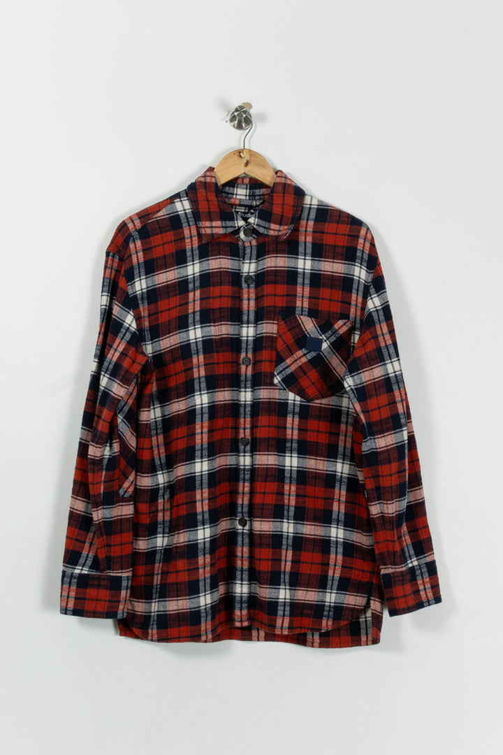 Chemise à Carreaux Rouge et Bleu - Taille S/36 de la marque Acne Studios | PARAD94979 - Vendu par Paradigme - Image 2