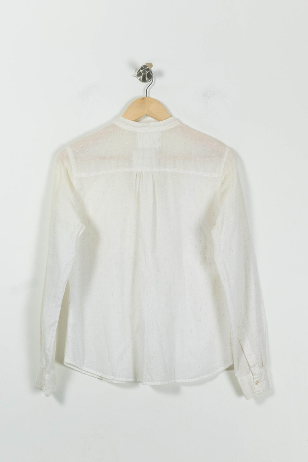 Chemise Blanche - Taille M/38 de la marque Léon & Harper | PARAD94982 - Vendu par Paradigme - Image 4