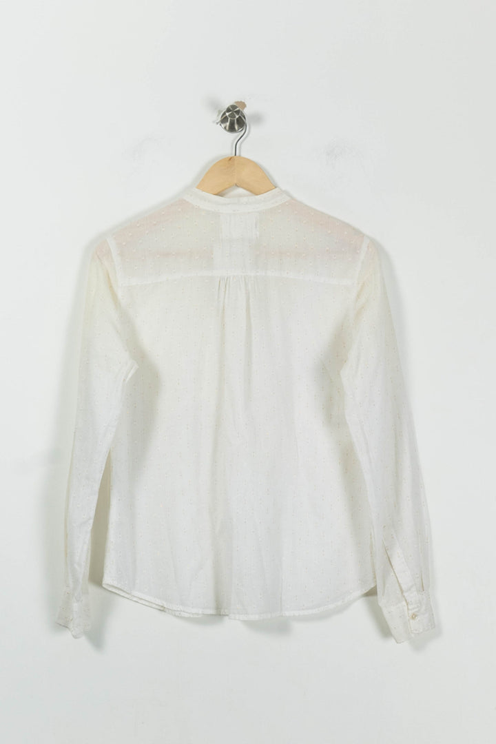 Chemise Blanche - Taille M/38 de la marque Léon & Harper | PARAD94982 - Vendu par Paradigme - Image 4