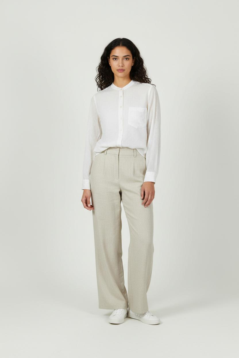 Chemise Blanche - Taille M/38 de la marque Léon & Harper | PARAD94982 - Vendu par Paradigme - Image 1