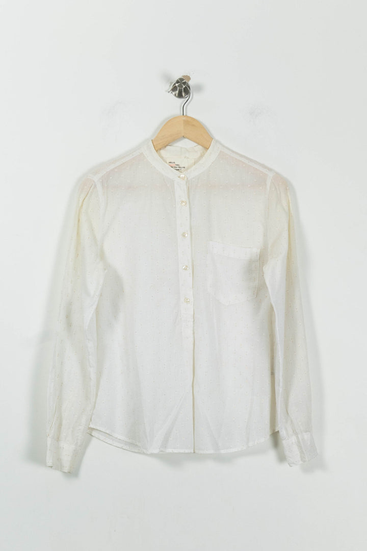 Chemise Blanche - Taille M/38 de la marque Léon & Harper | PARAD94982 - Vendu par Paradigme - Image 2