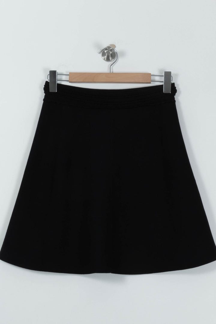 Jupe Patineuse Noire - Taille L/40 de la marque Sandro | PARAD94986 - Vendu par Paradigme - Image 2
