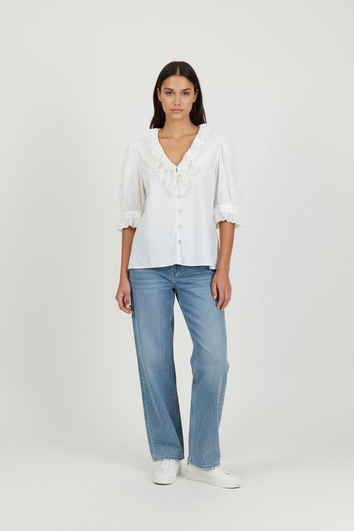 Blouse Blanche - Taille L/40 de la marque The Kooples | PARAD94988 - Vendu par Paradigme - Image 1