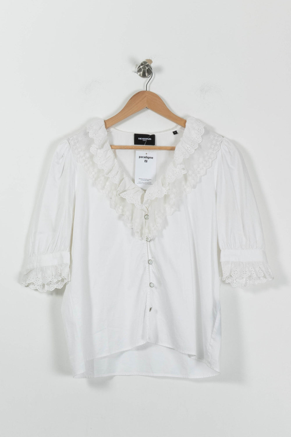 Blouse Blanche - Taille L/40 de la marque The Kooples | PARAD94988 - Vendu par Paradigme - Image 2