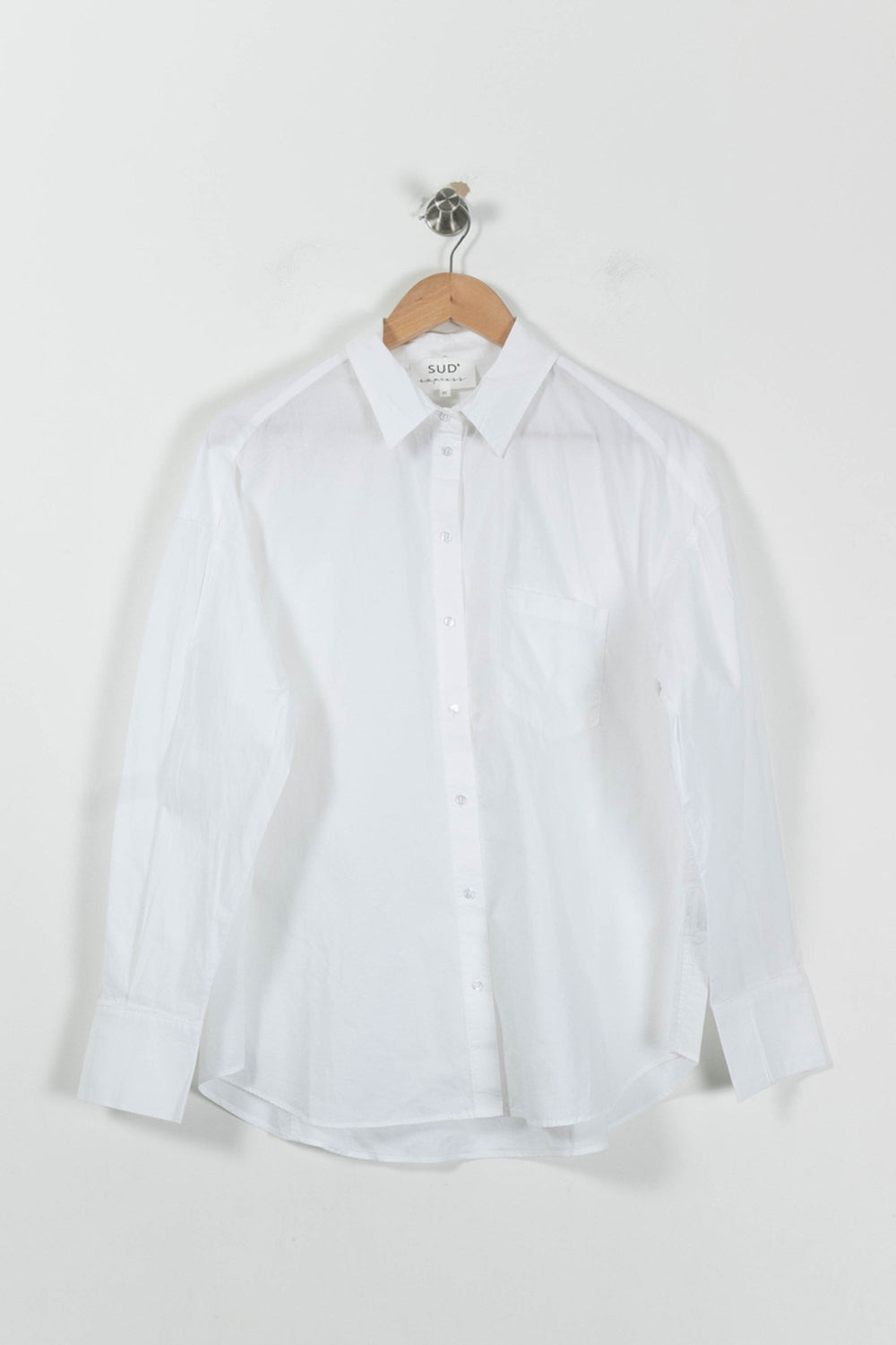 Chemise Blanche - Taille M/38 de la marque Sud express | PARAD94990 - Vendu par Paradigme - Image 2
