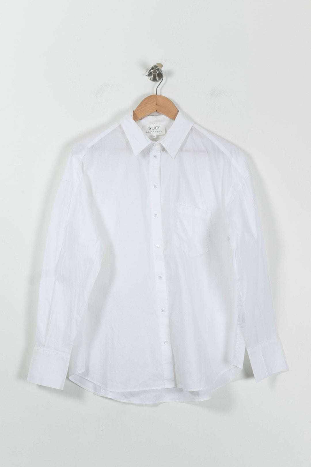Chemise Blanche - Taille M/38 de la marque Sud express | PARAD94990 - Vendu par Paradigme - Image 2