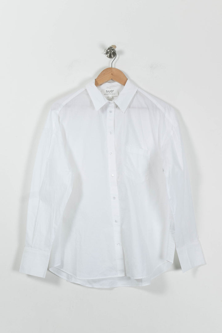 Chemise Blanche - Taille M/38 de la marque Sud express | PARAD94990 - Vendu par Paradigme - Image 2