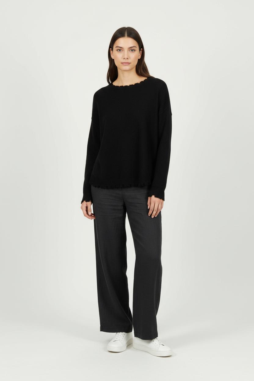 Pull Noir - Taille L/40 de la marque Kujten | PARAD94992 - Vendu par Paradigme - Image 1