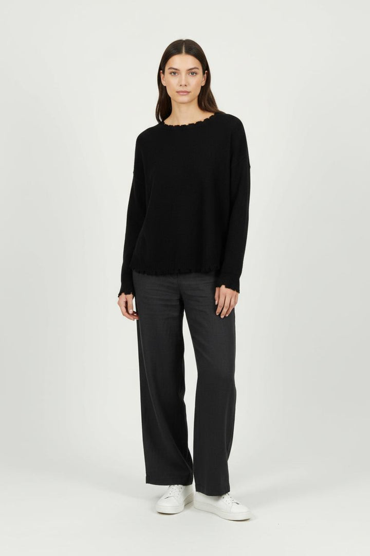 Pull Noir - Taille L/40 de la marque Kujten | PARAD94992 - Vendu par Paradigme - Image 1