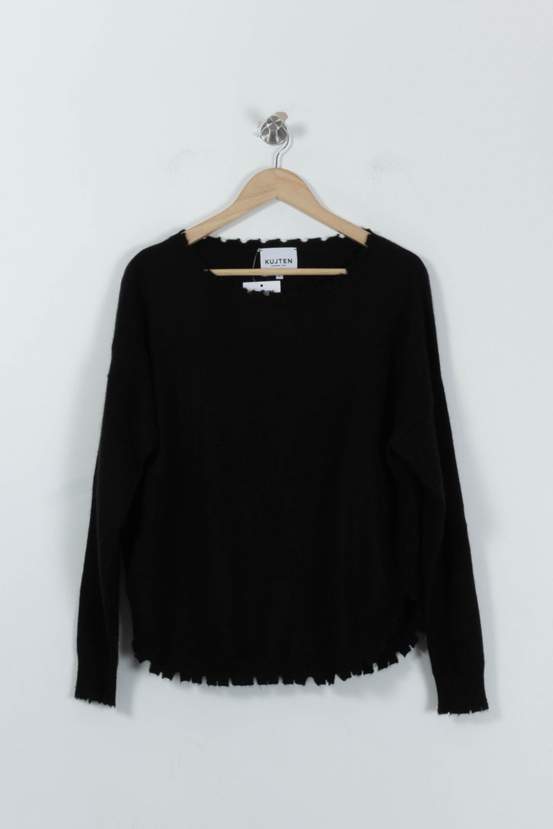 Pull Noir - Taille L/40 de la marque Kujten | PARAD94992 - Vendu par Paradigme - Image 2