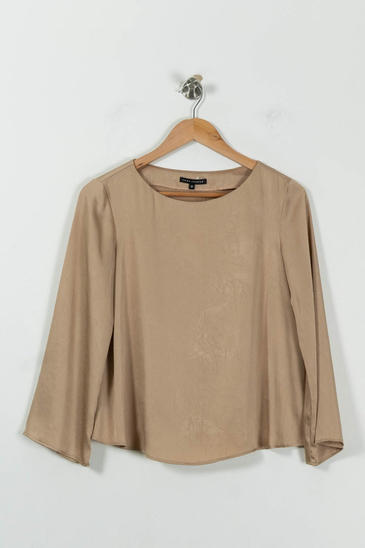 Blouse Or - Taille S/36 de la marque Tara Jarmon | PARAD94996 - Vendu par Paradigme - Image 2