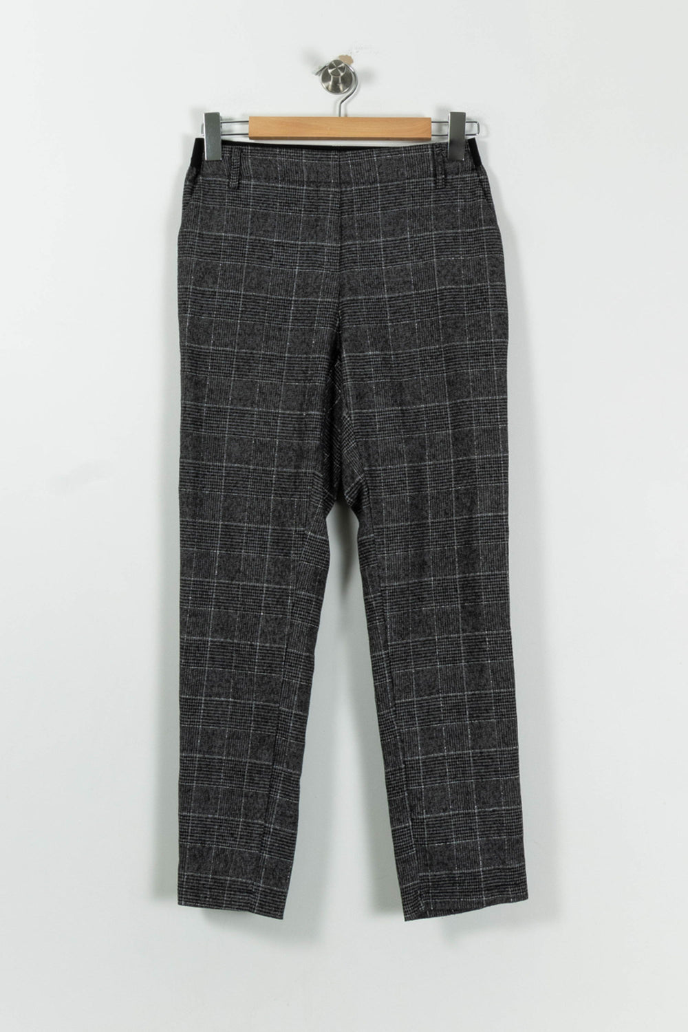Pantalon À Carreaux Noir et Blanc - Taille M/38 de la marque La Fée Maraboutée | PARAD95001 - Vendu par Paradigme - Image 2