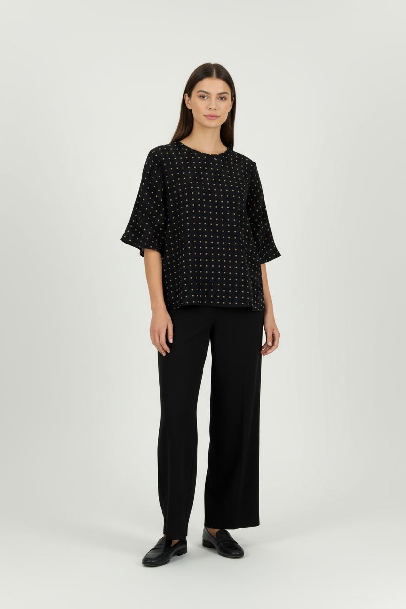 Pull Bleu et Jaune - Taille L/40 de la marque La Fée Maraboutée | PARAD95004 - Vendu par Paradigme - Image 1