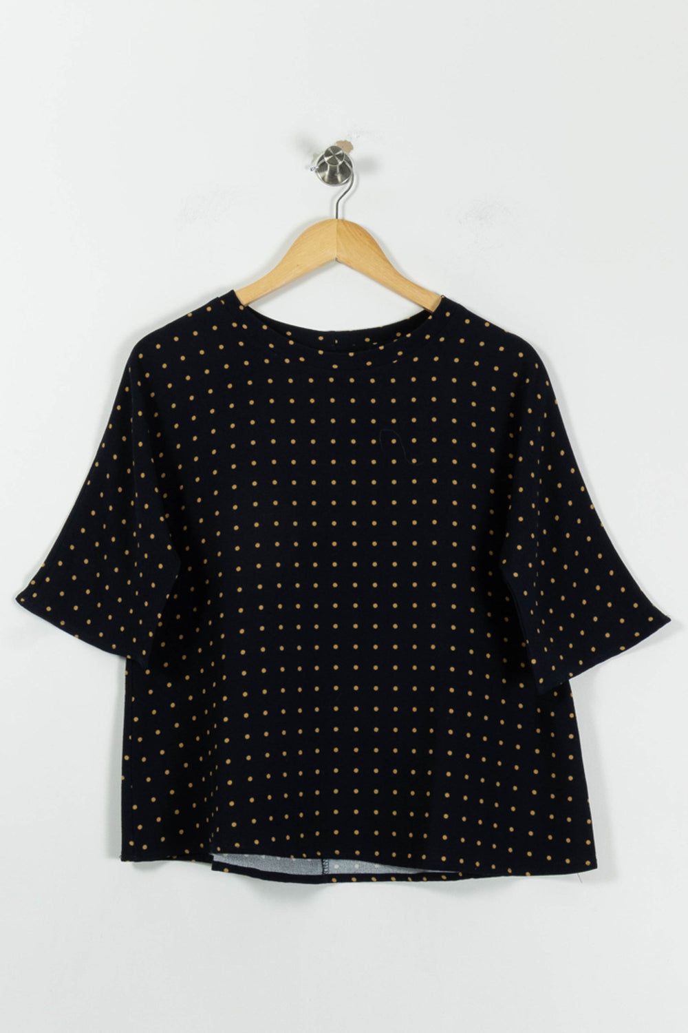Pull Bleu et Jaune - Taille L/40 de la marque La Fée Maraboutée | PARAD95004 - Vendu par Paradigme - Image 2