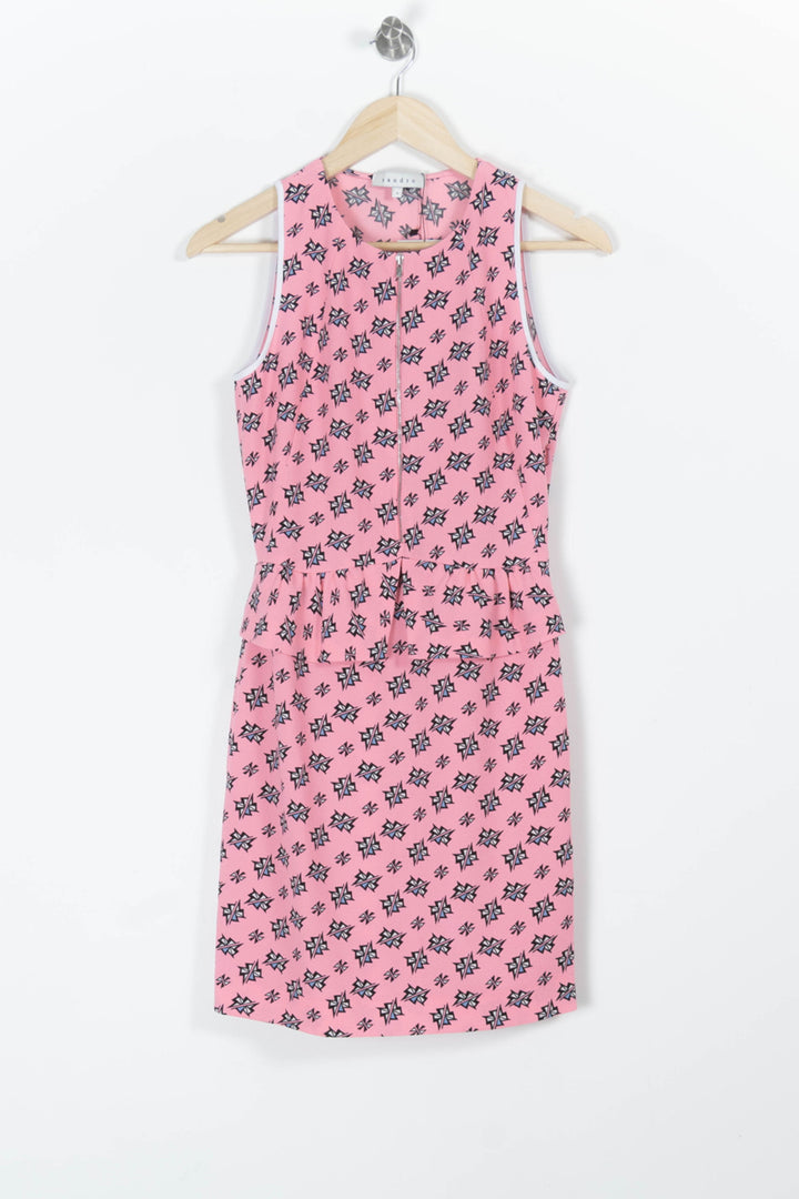 Robe Sans Manches Rose - Taille S/36 de la marque Sandro | PARAD95017 - Vendu par Paradigme - Image 2