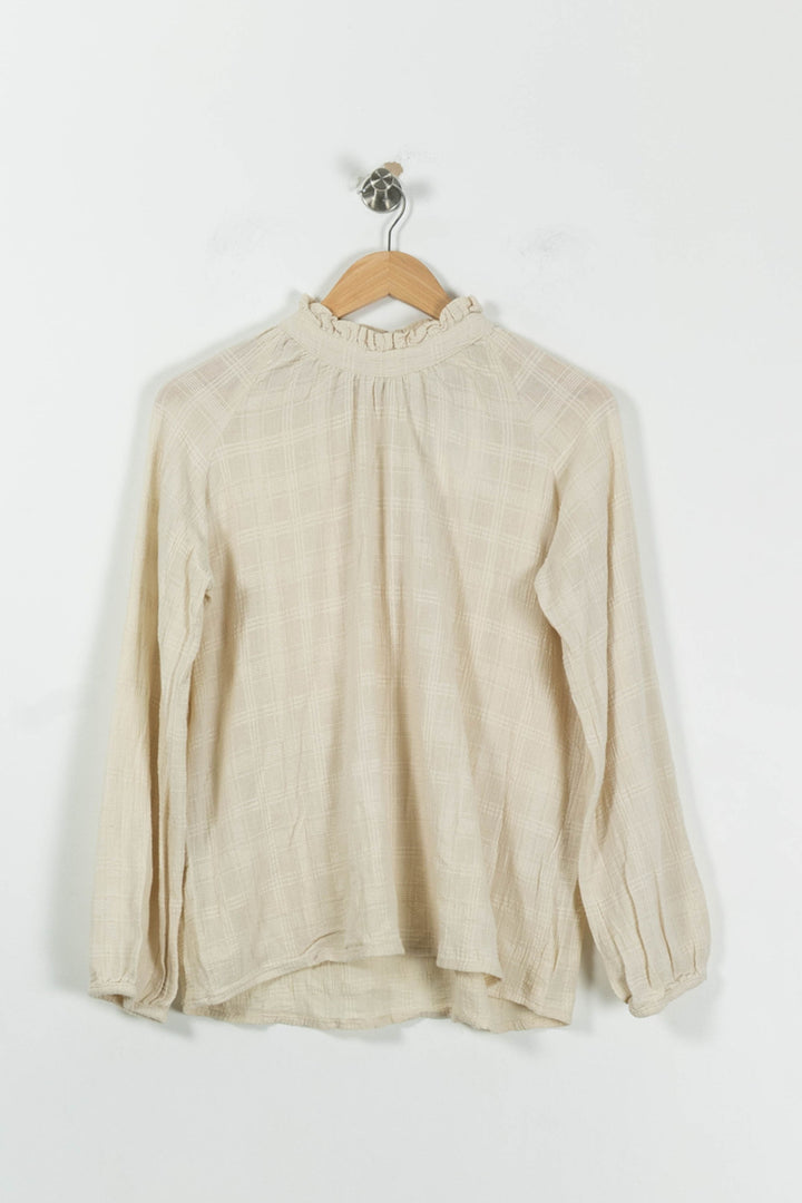 Blouse Beige - Taille S/36 de la marque Léon & Harper | PARAD95020 - Vendu par Paradigme - Image 2