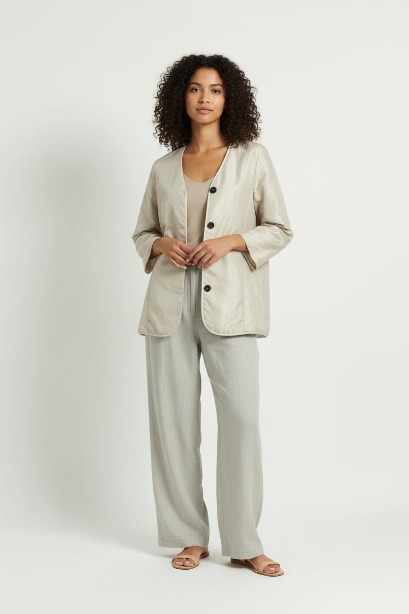 Veste Beige - Taille L/40 de la marque Comptoir des Cotonniers | PARAD95026 - Vendu par Paradigme - Image 1