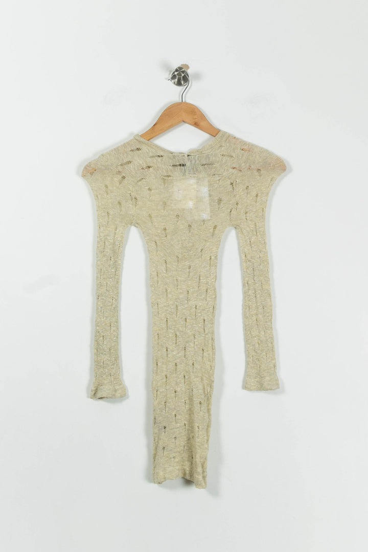 Pull Beige - Taille XXS/32 de la marque Isabel Marant | PARAD95031 - Vendu par Paradigme - Image 4