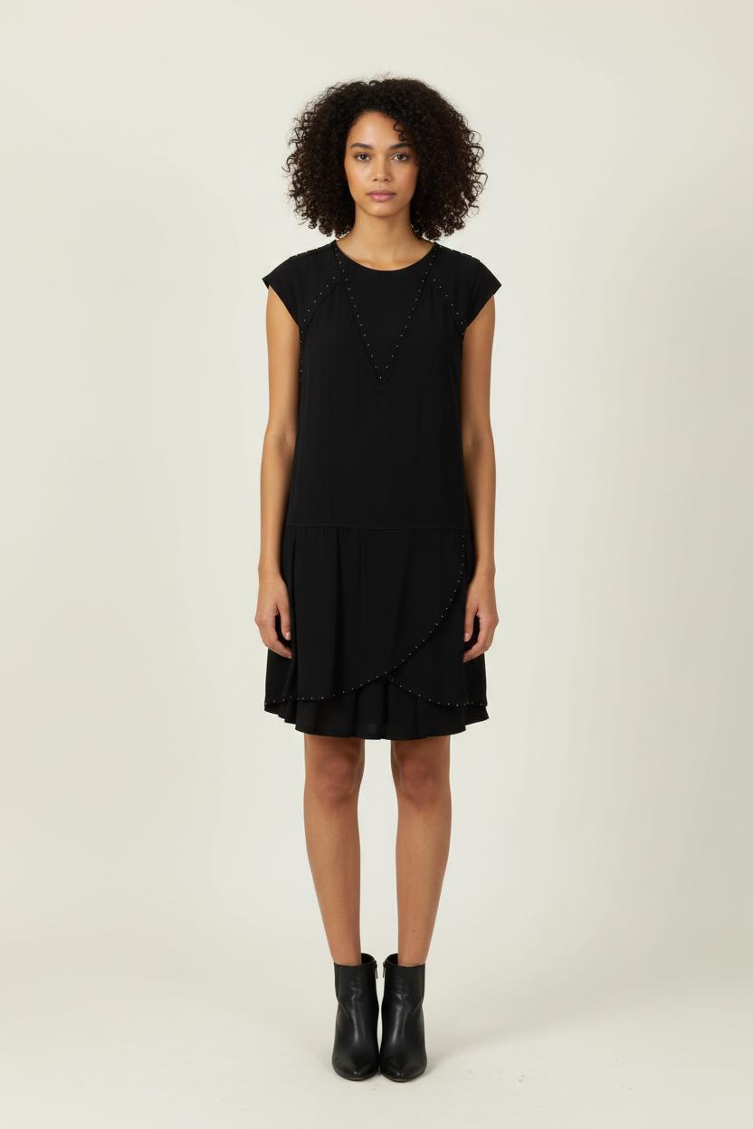 Robe Courte Noire - Taille S/36 de la marque Comptoir des Cotonniers | PARAD95033 - Vendu par Paradigme - Image 1