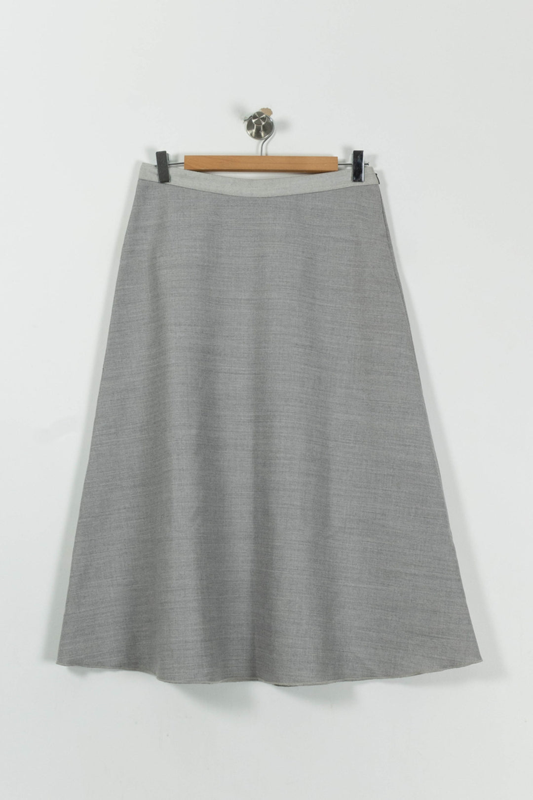 Jupe Longue Grise - Taille M/38 de la marque Gerard Darel | PARAD95042 - Vendu par Paradigme - Image 2