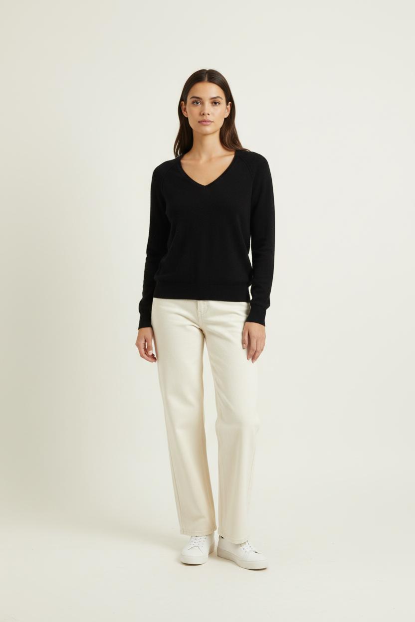 Pull Noir - Taille S/36 de la marque Galeries Lafayette | PARAD95055 - Vendu par Paradigme - Image 1