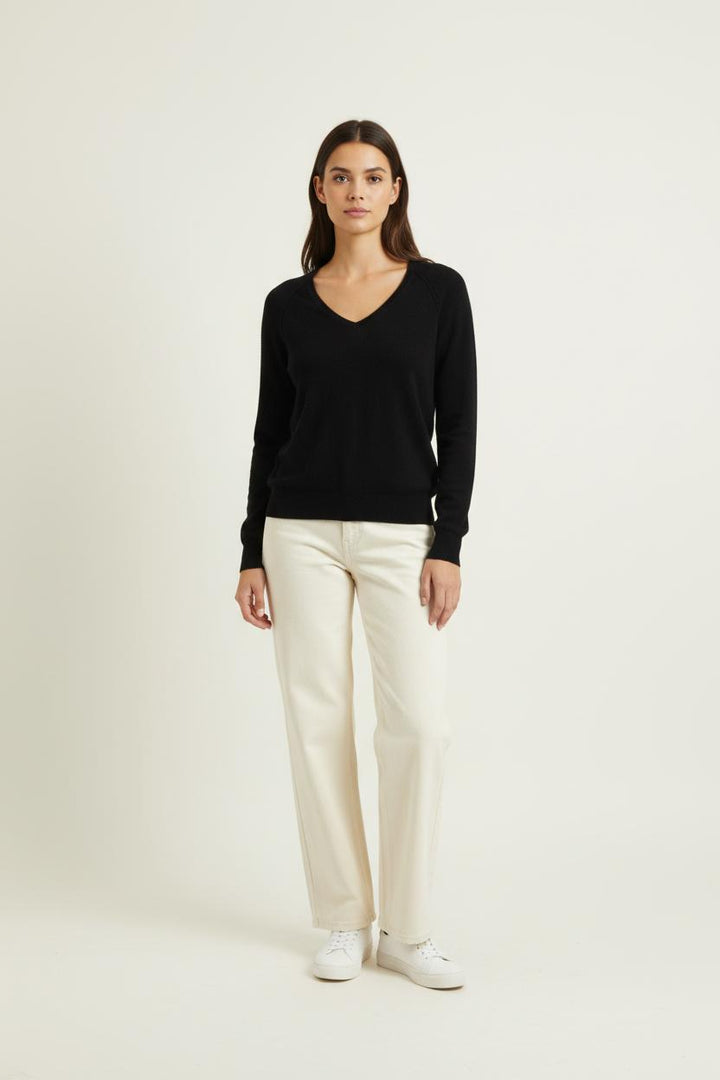 Pull Noir - Taille S/36 de la marque Galeries Lafayette | PARAD95055 - Vendu par Paradigme - Image 1