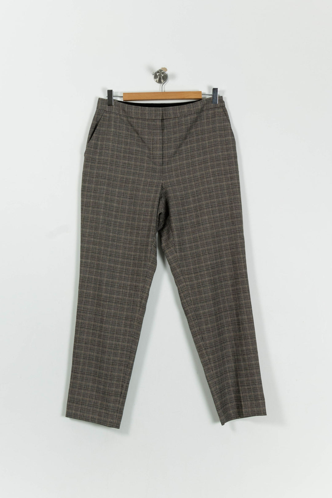Pantalon Carreaux Beige et Marron - Taille XL/42 de la marque Caroll | PARAD95057 - Vendu par Paradigme - Image 2
