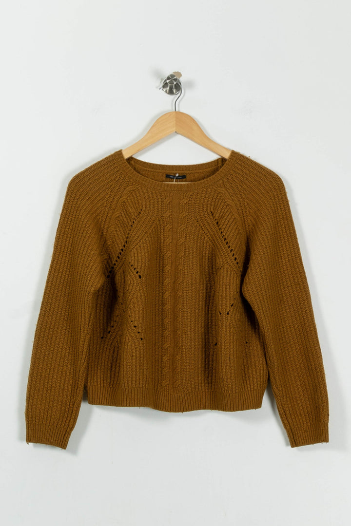 Pull Marron - Taille M/38 de la marque IKKS | PARAD95064 - Vendu par Paradigme - Image 2