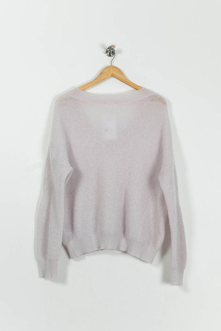 Pull Rose - Taille L/40 de la marque Caroll | PARAD95067 - Vendu par Paradigme - Image 4