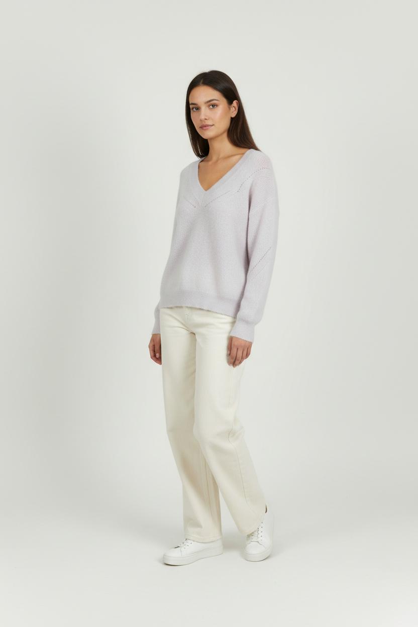 Pull Rose - Taille L/40 de la marque Caroll | PARAD95067 - Vendu par Paradigme - Image 1