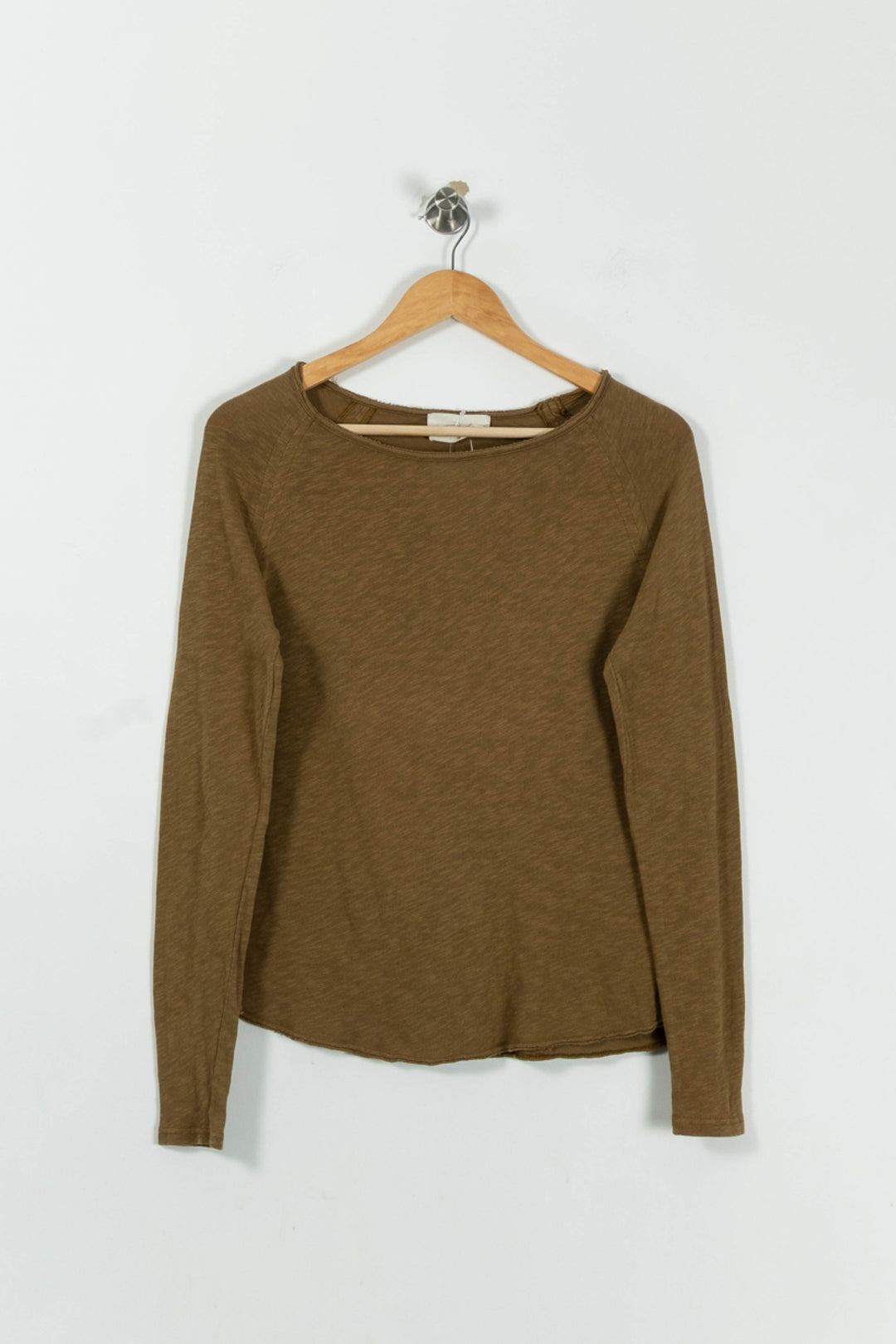T-shirt Manches Longues Marron - Taille S/36 de la marque American Vintage | PARAD95070 - Vendu par Paradigme - Image 2