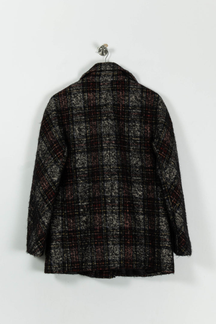 Manteau Gris et Rouge - Taille XL/42 de la marque Caroll | PARAD95072 - Vendu par Paradigme - Image 4