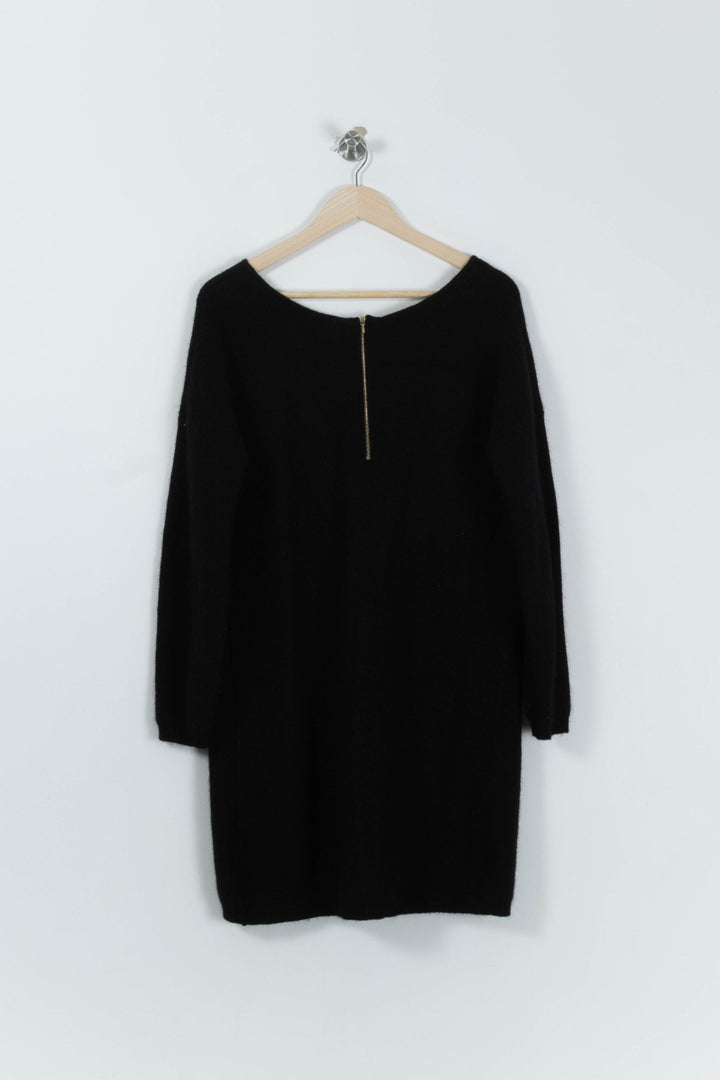 Robe Pull Noire - Taille L/40 de la marque Des petits hauts | PARAD95073 - Vendu par Paradigme - Image 4