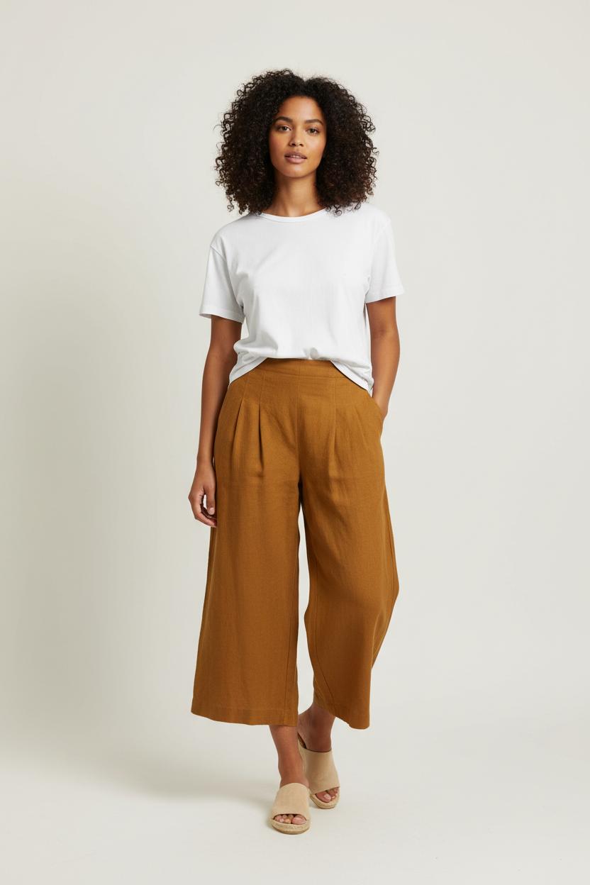 Pantalon Large Orange - Taille XL/42 de la marque Caroll | PARAD95075 - Vendu par Paradigme - Image 1