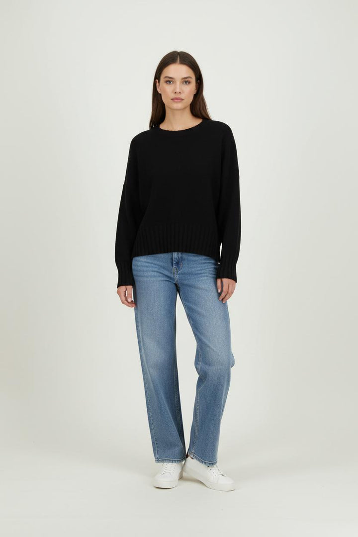 Pull Noir - Taille L/40 de la marque La Fée Maraboutée | PARAD95080 - Vendu par Paradigme - Image 1