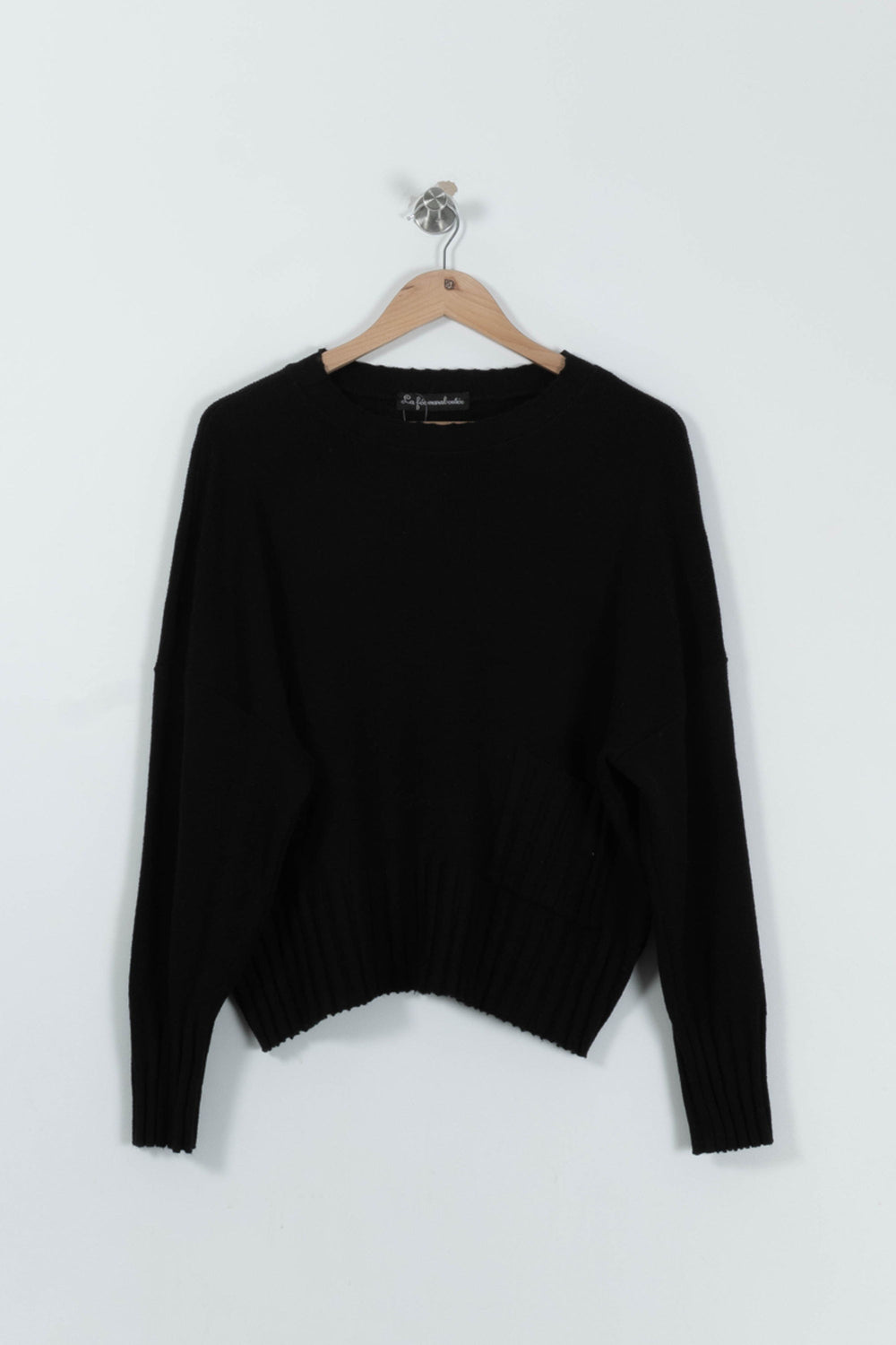 Pull Noir - Taille L/40 de la marque La Fée Maraboutée | PARAD95080 - Vendu par Paradigme - Image 2