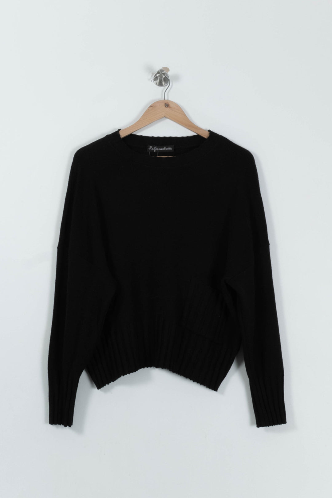 Pull Noir - Taille L/40 de la marque La Fée Maraboutée | PARAD95080 - Vendu par Paradigme - Image 2