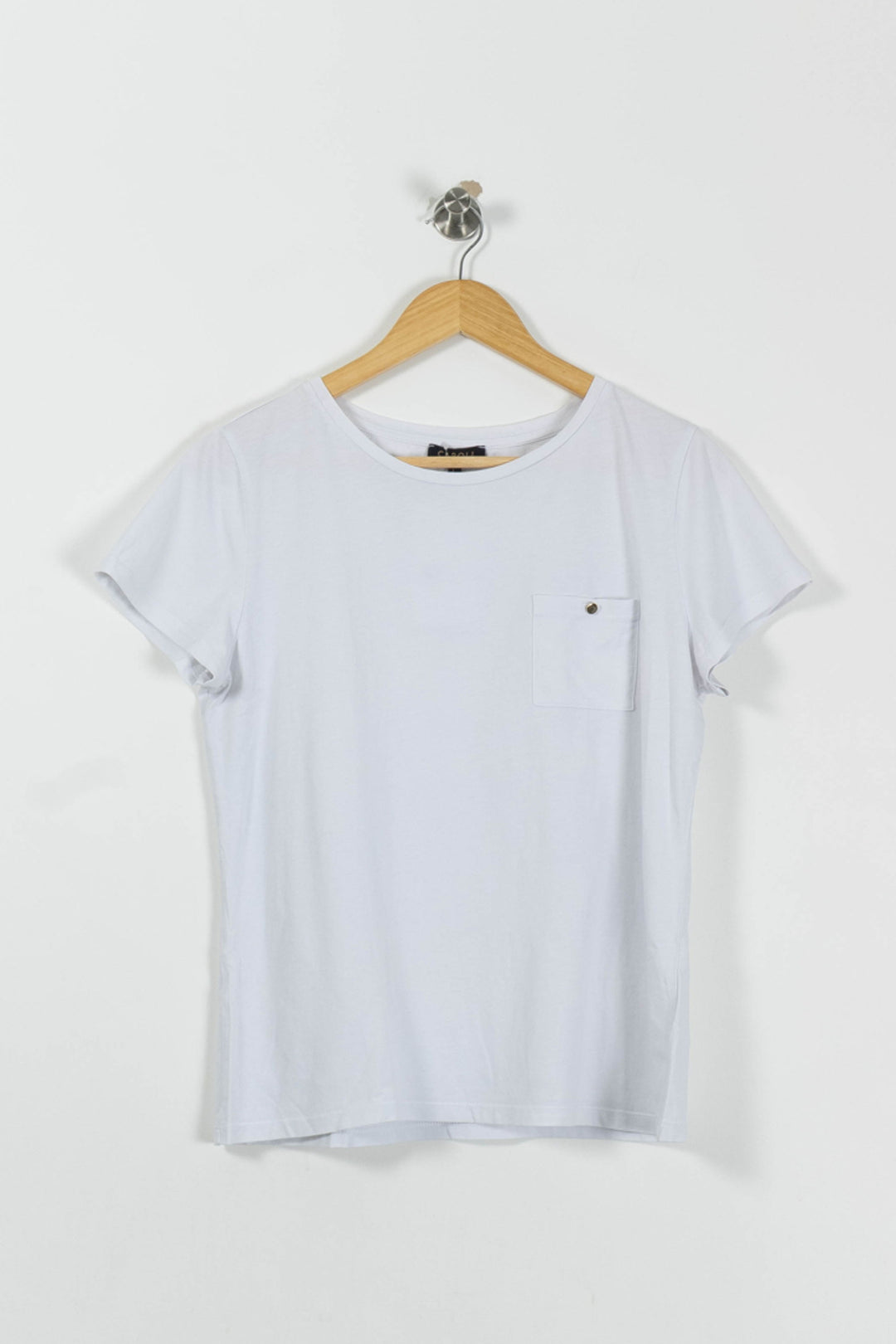 Tee-shirt Blanc - Taille L/40 de la marque Caroll | PARAD95088 - Vendu par Paradigme - Image 2