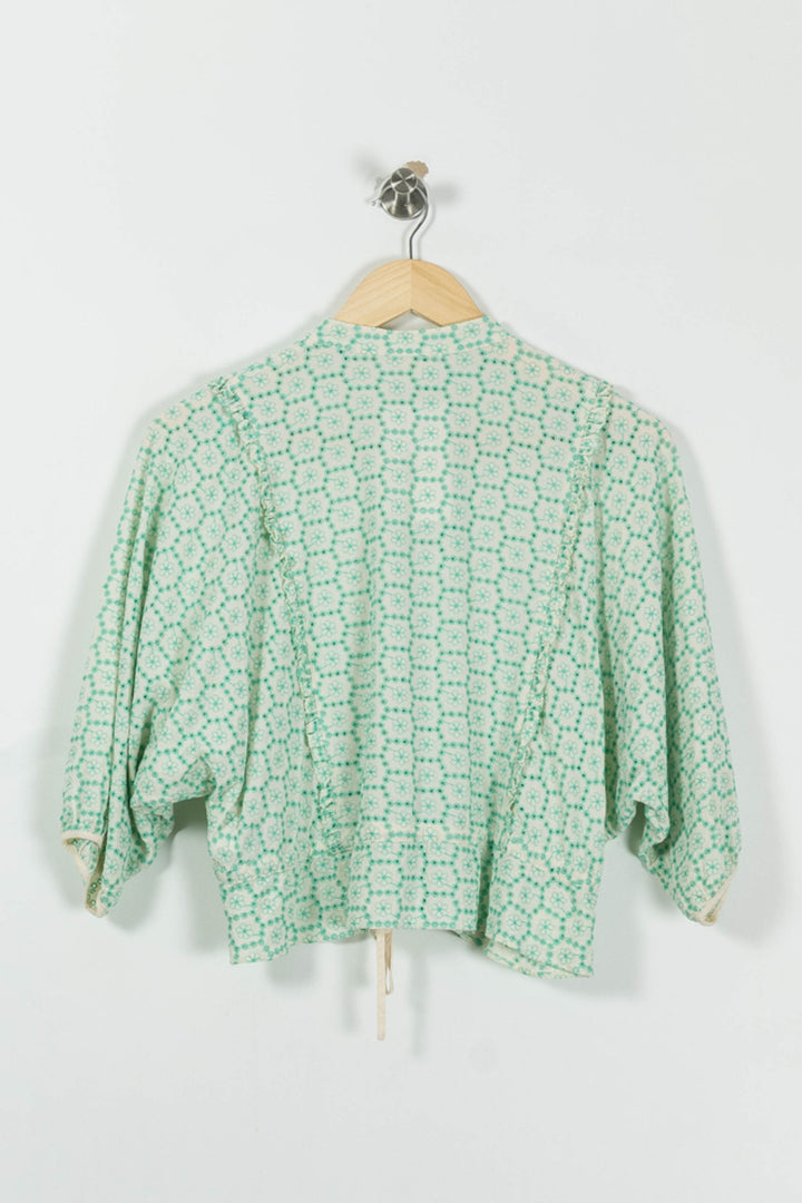 Blouse Verte - Taille XS/34 de la marque Bellerose | PARAD95092 - Vendu par Paradigme - Image 4