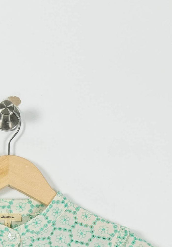 Blouse Verte - Taille XS/34 de la marque Bellerose | PARAD95092 - Vendu par Paradigme - Image 3