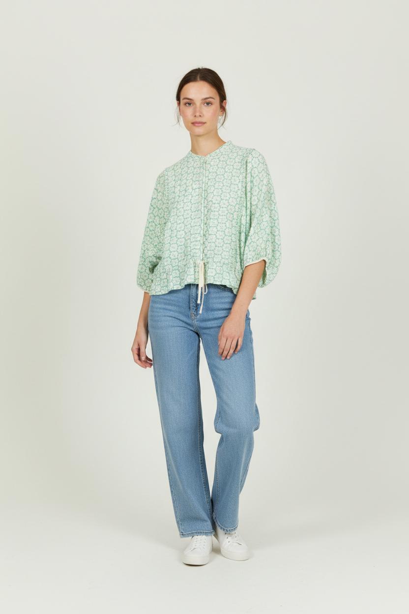Blouse Verte - Taille XS/34 de la marque Bellerose | PARAD95092 - Vendu par Paradigme - Image 1