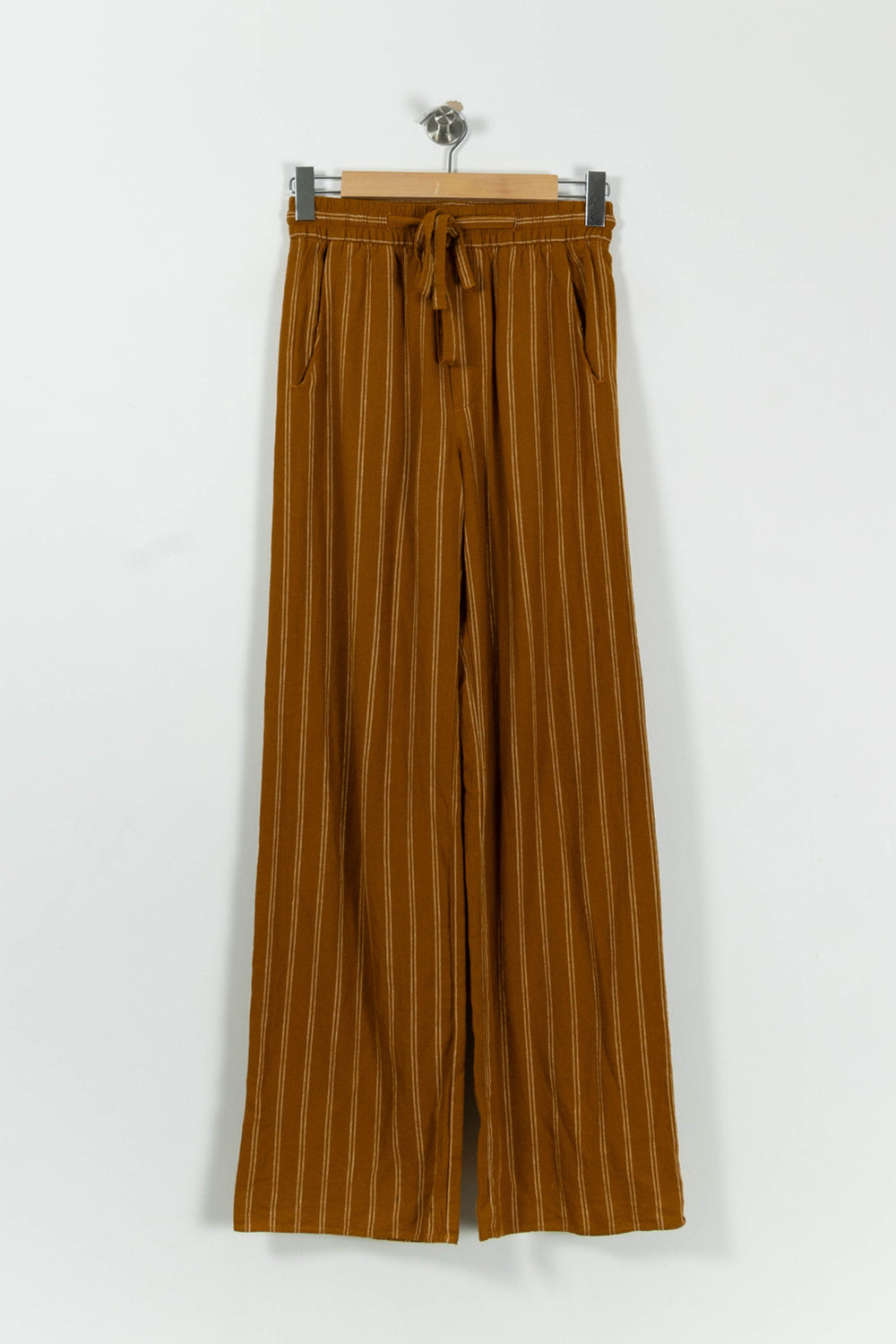 Pantalon Large Marron à Rayures - Taille XS/34 de la marque Labdip | PARAD95099 - Vendu par Paradigme - Image 2
