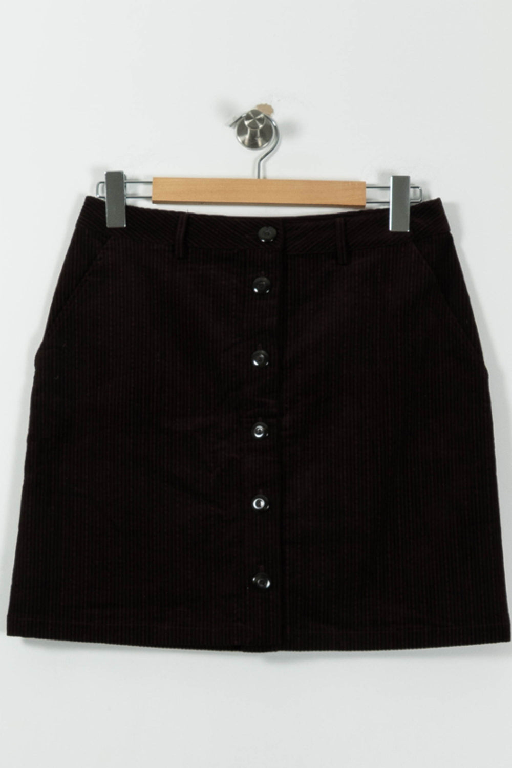 Jupe Courte Marron - Taille L/40 de la marque Des petits hauts | PARAD95103 - Vendu par Paradigme - Image 2