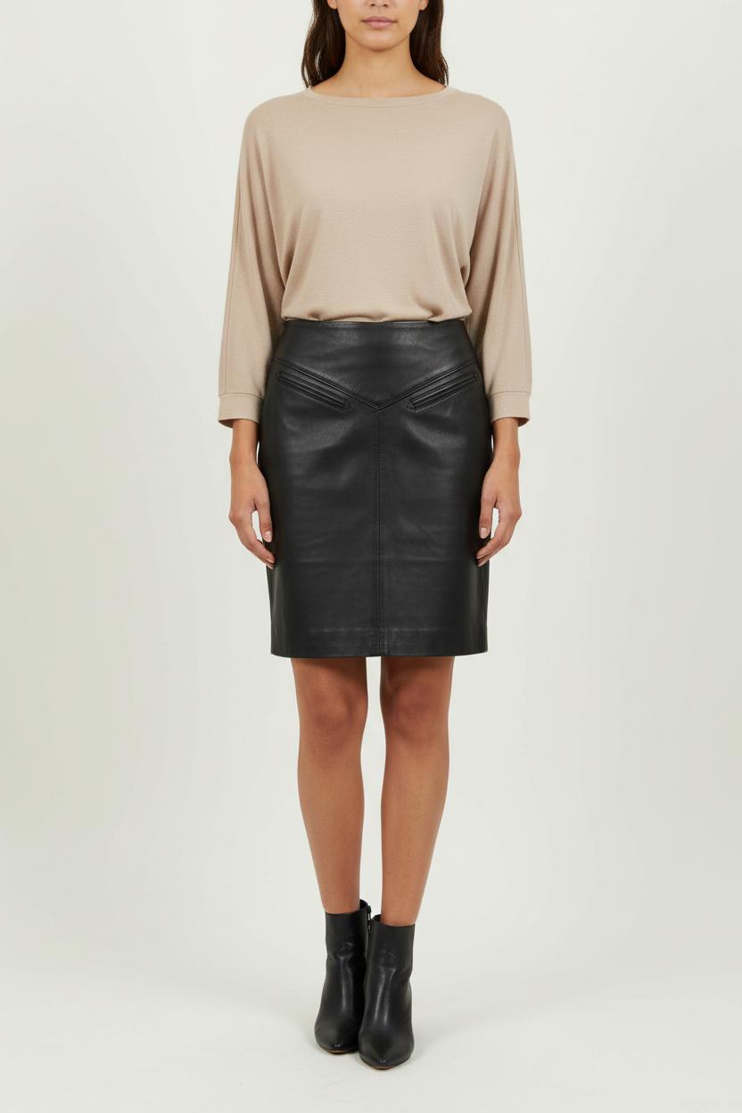 Jupe Crayon Noire - Taille XS/34 de la marque IKKS | PARAD95117 - Vendu par Paradigme - Image 1