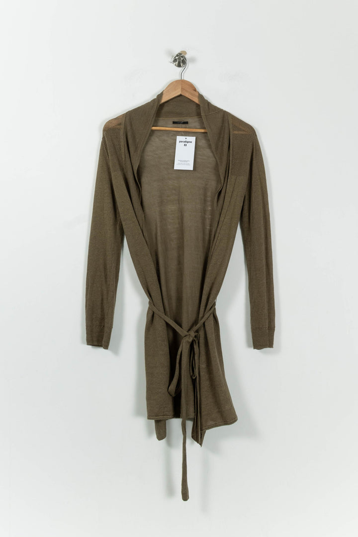 Cardigan Vert - Taille M/38 de la marque IKKS | PARAD95128 - Vendu par Paradigme - Image 2