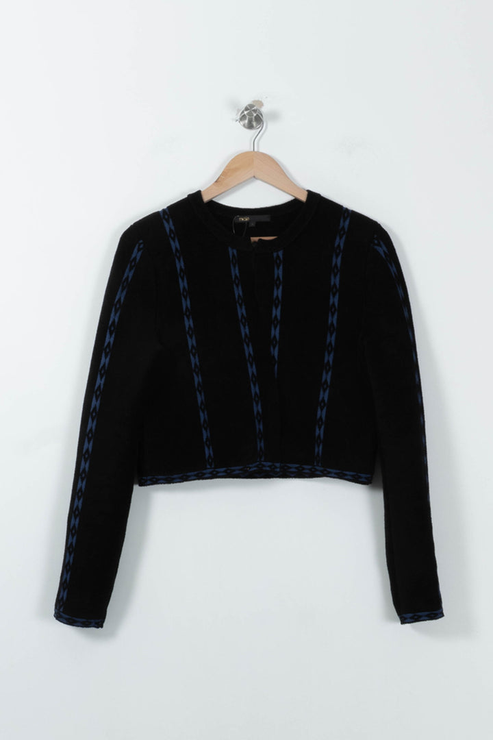 Gilet Noir et Bleu - Taille M/38 de la marque Maje | PARAD95134 - Vendu par Paradigme - Image 2
