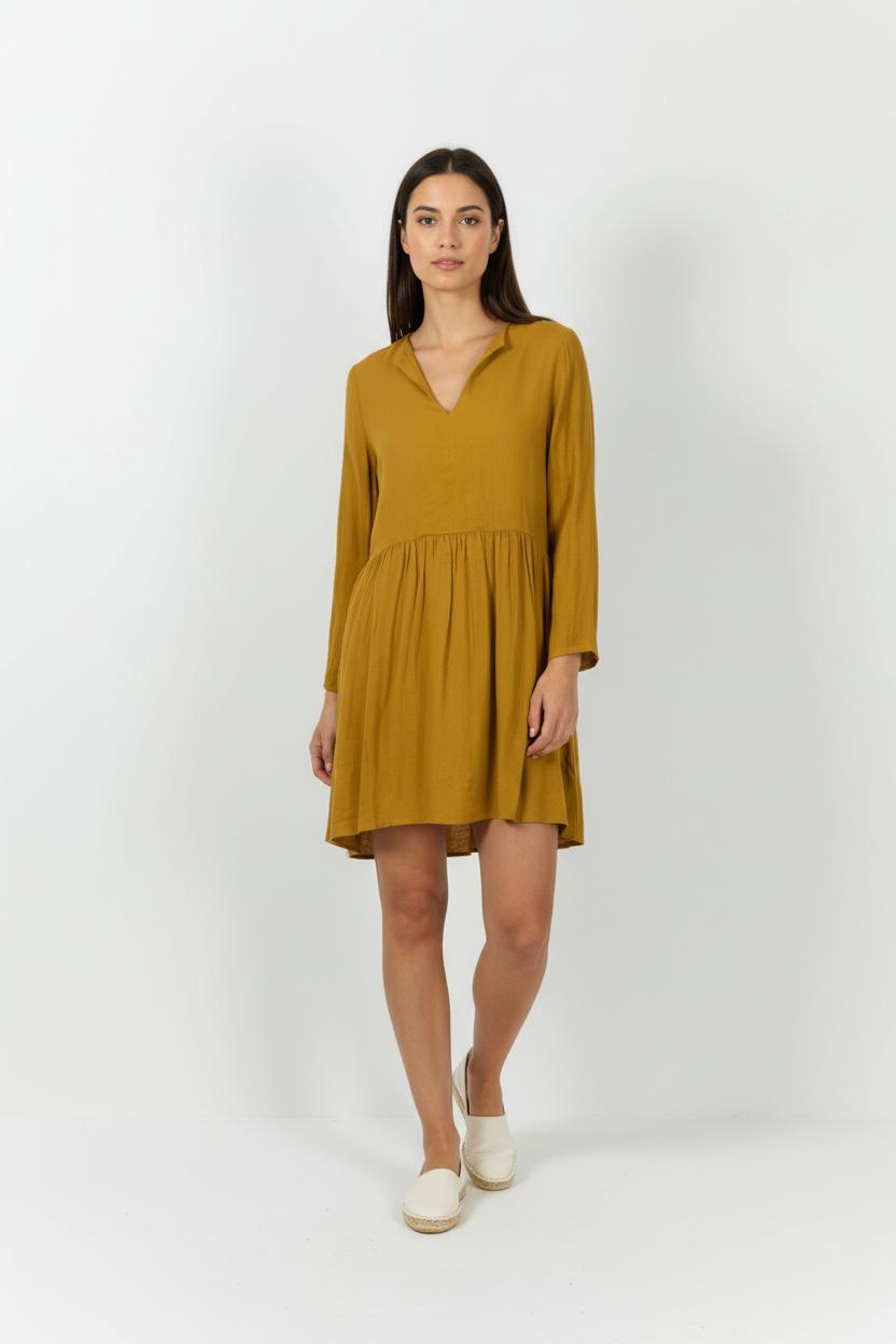 Robe Courte Jaune - Taille S/36 de la marque Des petits hauts | PARAD95139 - Vendu par Paradigme - Image 1